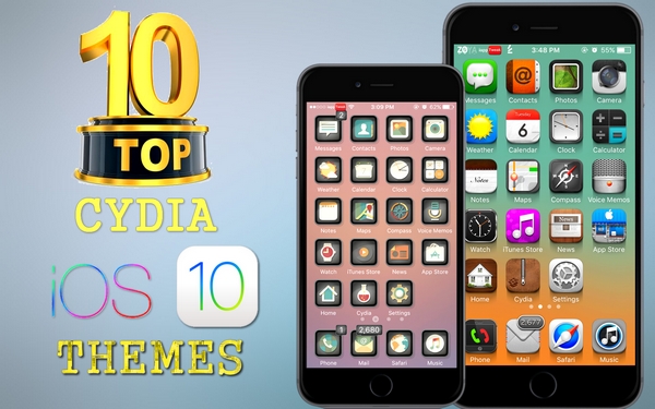 Ios 10 Android Theme TOP 10 iOS 10 Brand New Cydia Themes-iOS10 jailbreak-iapptweak - iappTweak